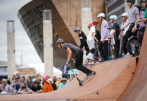 Creating an urban hotspot in Cardiff’s historic dock Image