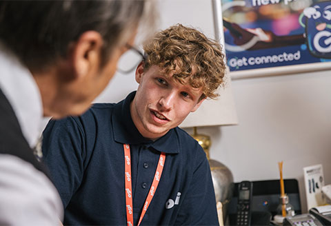 Extending our high street partnership with Get Connected Image